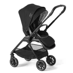 Nuna TRIV Compact Stroller - Caviar | Lightweight Travel System with All-Wheel Suspension - Nuna