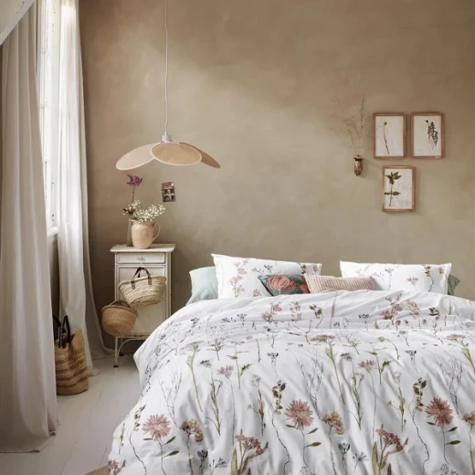 بيدنج هاوس Rustic طقم وجه لحاف - 100% قطن - كوين & مفرد ونص - 3 قطع -  أبيض - بيدنج هاوس - Image 2