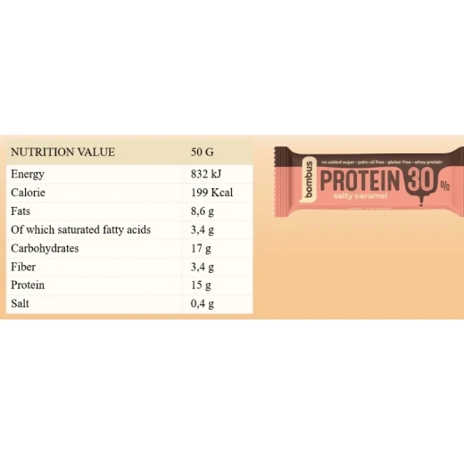 Bombus – Protein 30% – Salty Caramel 50g - BOMBUS - Image 2