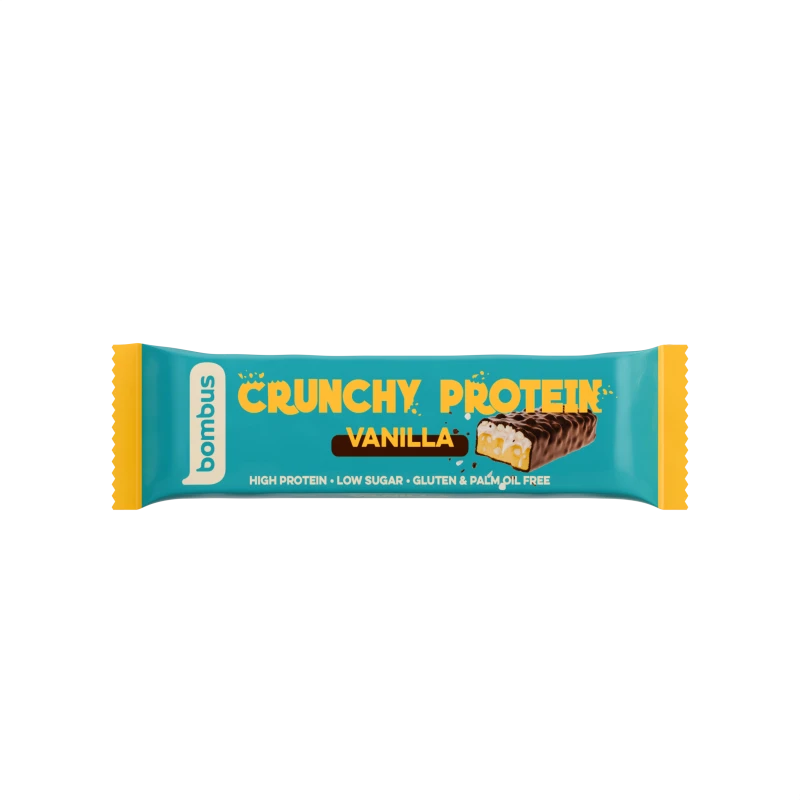 Bombus Crunchy Protein Bar Vanilla 50g - BOMBUS