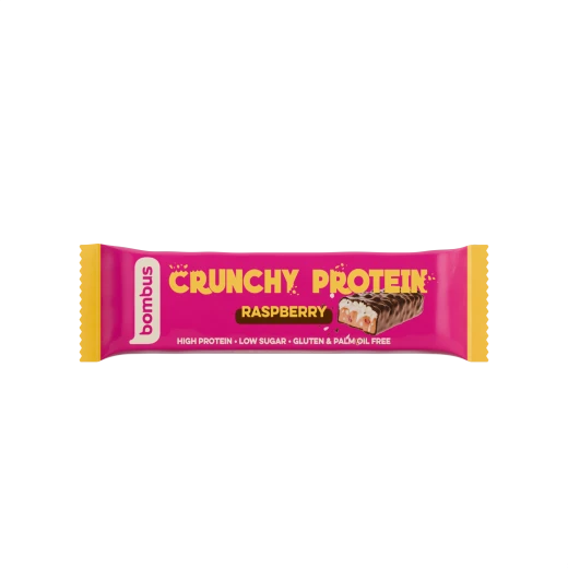 Bombus Crunchy Protein Bar Raspberry 50g