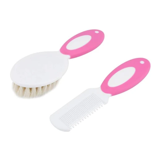 aBaby Natural Wool Baby Brush & Comb Set – Ultra Soft Hair Care for Newborns (0+) - aBaby - Image 3