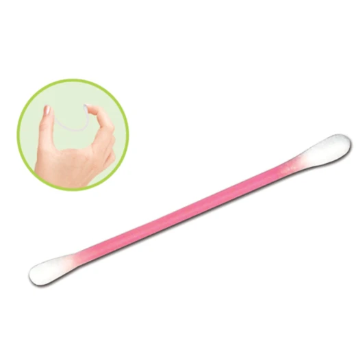 Farlin - Paper-Stem Cotton Buds 100 pieces, زهري - فارلين - Image 2