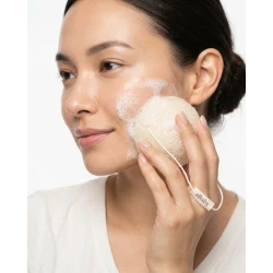 aBaby Natural Konjac Sponge 100% Plant-Based – Antibacterial Cleansing Sponge for Newborn & Sensitive Skin – Gentle Exfoliation & Hydration – 1 Piece