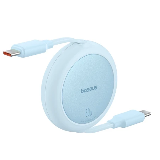 Baseus Free2Pull Mini Charging Cable USB-C to USB-C 60W 1m Galaxy Blue - Baseus - Image 4