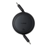 Baseus Free2Pull Mini Charging Cable USB-C to USB-C 60W 1m Cluster Black - Baseus