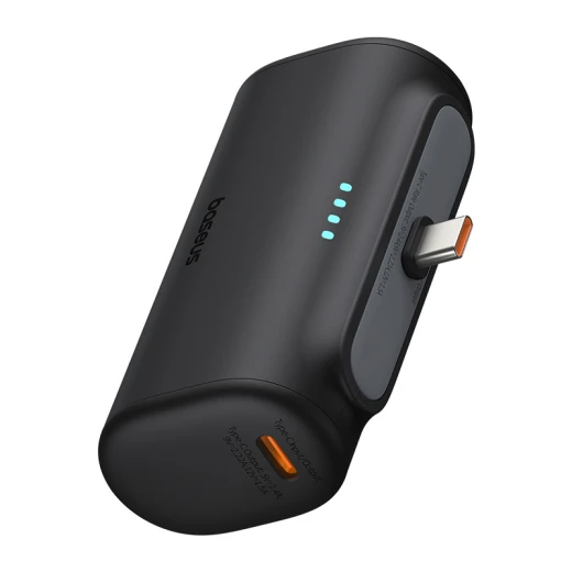 Baseus Compact Fast Charging Power Bank Type-C Edition 5000mAh 20W Cluster Black - Baseus - Image 3