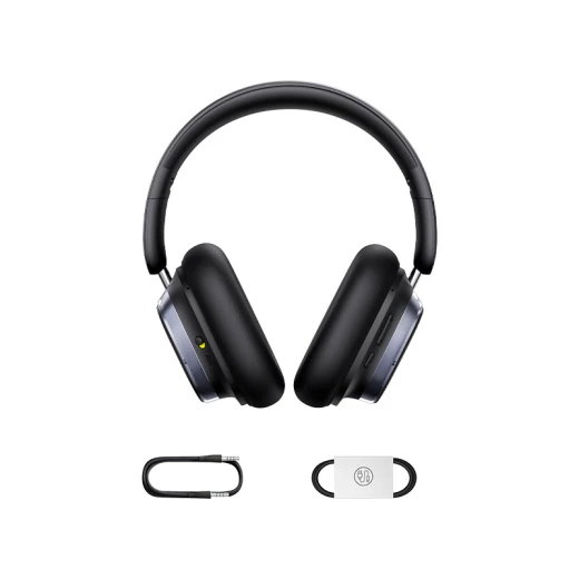 Baseus Bowie H1s Noise-Cancellation Wireless Headphones Cluster Black - Baseus - Image 3