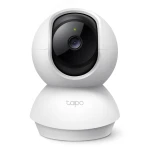 كاميرا المراقبة المنزلية الذكية Tapo C200C عبر Wi-Fi مع خاصية الدوران الأفقي والعمودي (Pan/Tilt)، جودة عالية للفيديو، رؤية ليلية، كشف حركة ذكي، مناسبة للأمان الداخلي مع سهولة التحكم عن بُعد عبر التطبيق - تي بي لينك