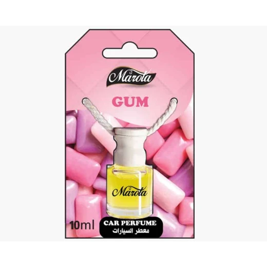 معطر سيارة ماروتا برائحة العلكة (Gum) المنعشة سعة 8 مل - فواحة زجاجية بتصميم أنيق وعبير طفولي مبهج، عطر مركز يدوم طويلاً لإضفاء لمسة من الحيوية معطر سيارة ماروتا برائحة العلكة (Gum) المنعشة سعة 8 مل - فواحة زجاجية بتصميم أنيق وعبير طفولي مبهج، عطر مركز يدوم طويلاً لإضفاء لمسة من الحيوية