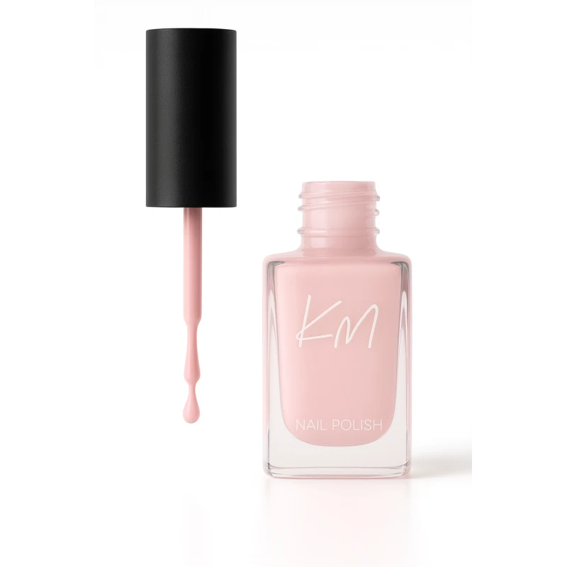 KM Nail Polish No 105 Brilliant Shine Long Lasting Wear 12ml Bottle Stunning Manicure for Women - Km
