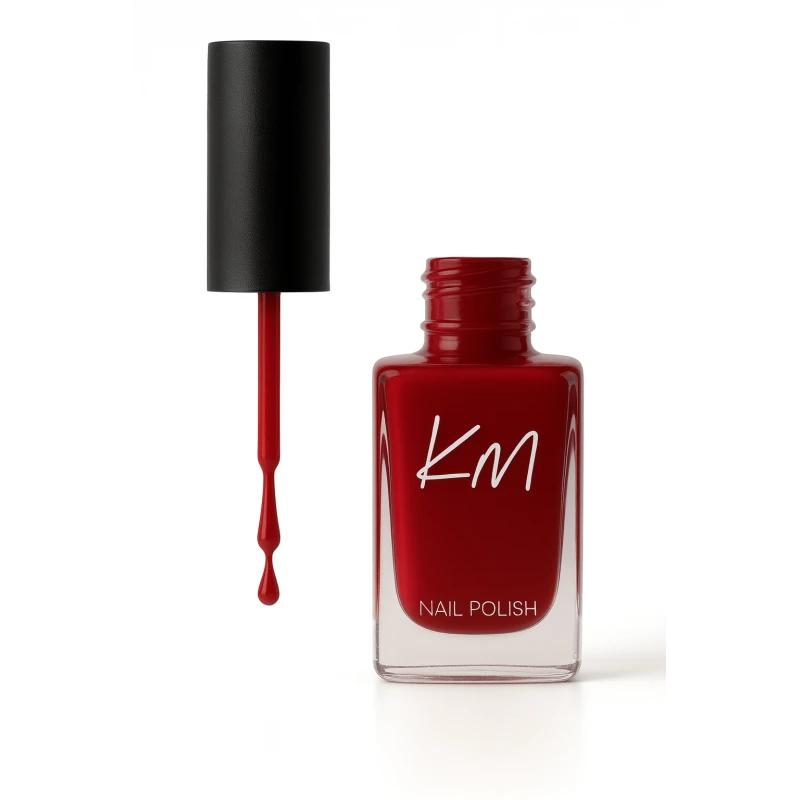 KM Nail Polish No 121 Long Lasting Shine Flawless Manicure for Women 12ml - Km