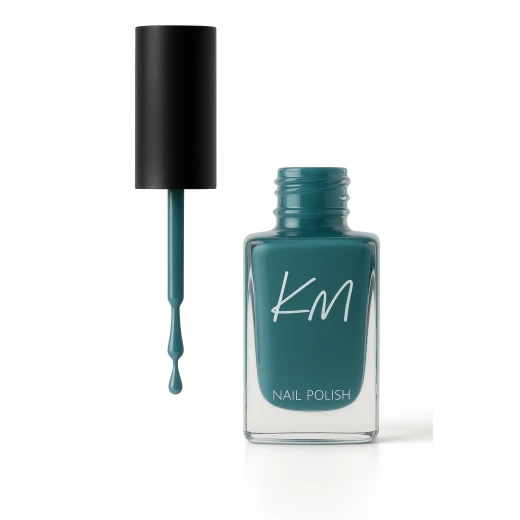 KM Nail Polish Color No 129 Elegant Manicure Long Lasting Shine 12ml Bottle for Flawless Finish
