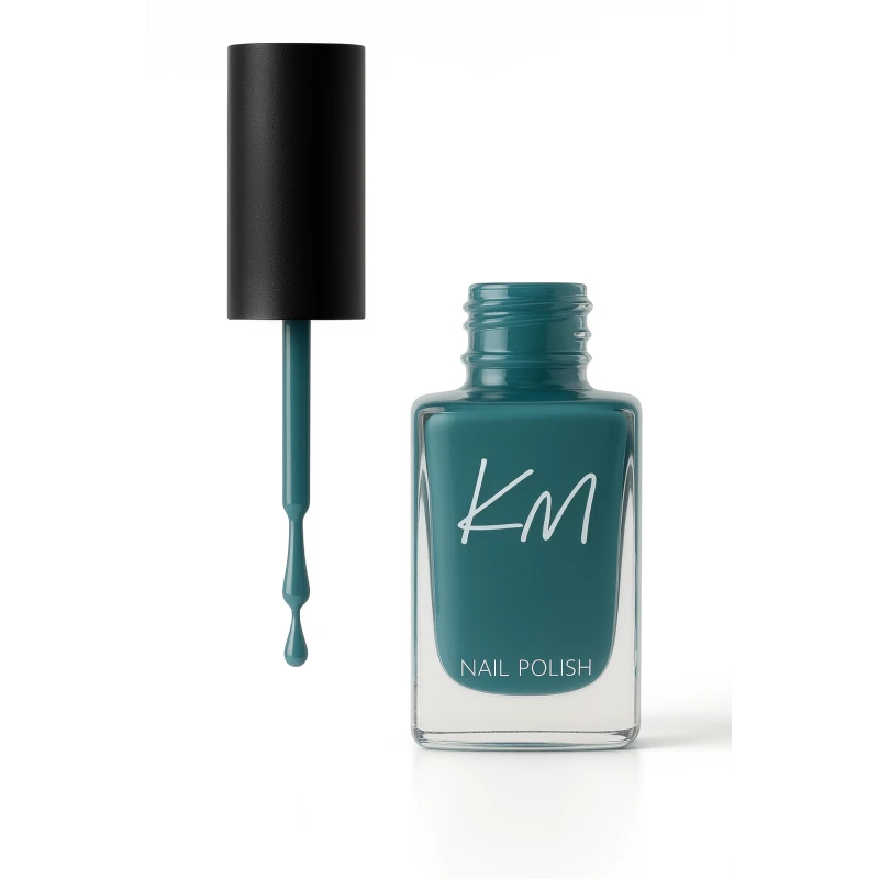 KM Nail Polish Color No 129 Elegant Manicure Long Lasting Shine 12ml Bottle for Flawless Finish - Km