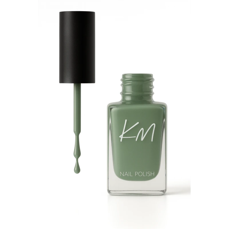 KM Nail Polish No 132 Brilliant Shine Long Lasting Nail Color Expressive Style 12ml - Km