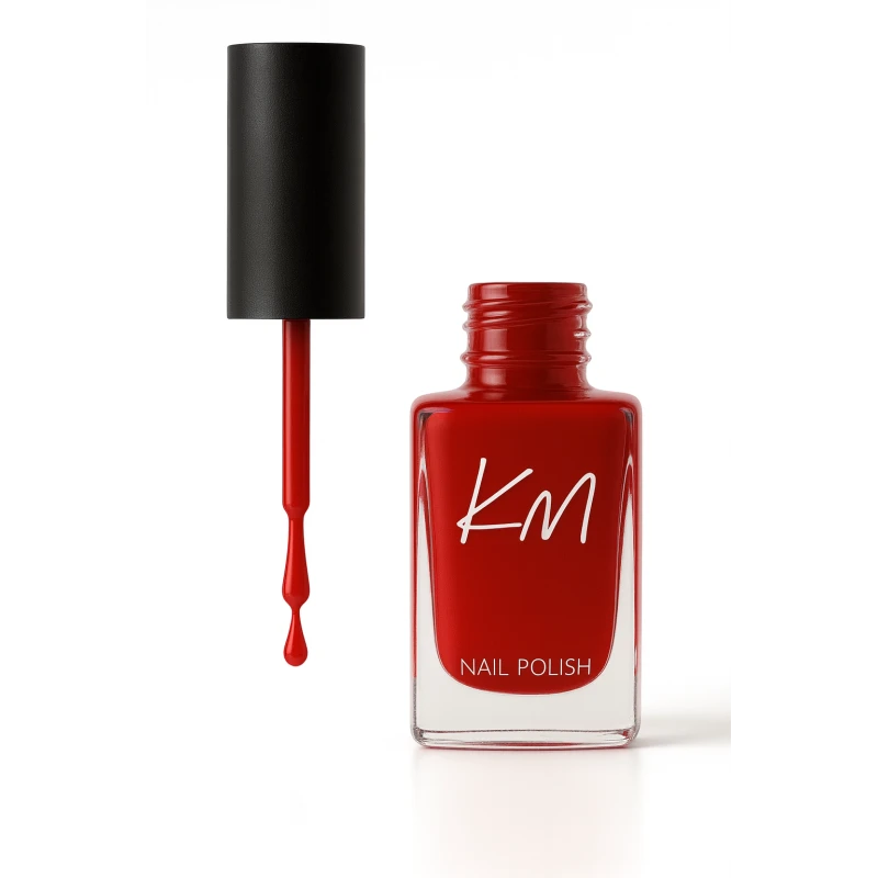 KM Nail Polish No 134 Long Lasting Shine and Perfect Coverage Express Yourself Manicure 12 ml - Km