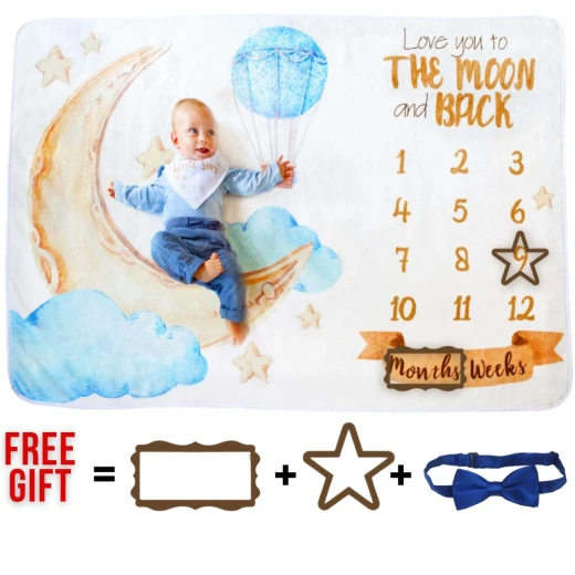 Dorado Bee Baby Milestone Blanket The Balloon Design Dorado Bee Baby Milestone Blanket The Balloon Design