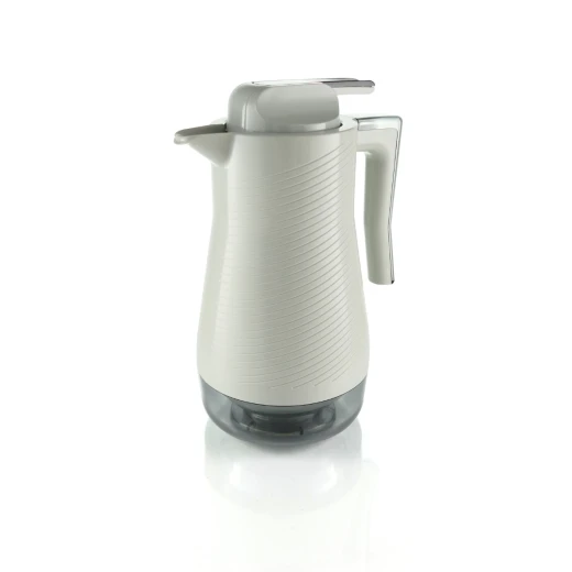 Via Veneto Safari Pearl Grey Vacuum Flask 1 Liter