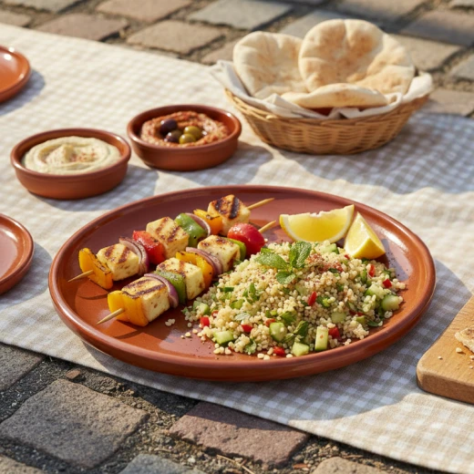 طبق فخار سنتيمتريك للستيك 26 سنتيمتر - انتي ريحال - Image 3