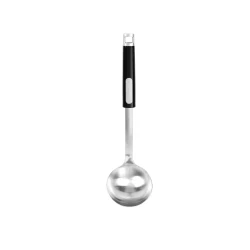 Arshia Stainless Steel Utensil – Soup Ladle + Rust‑Resistant Stainless Steel Deep Bowl + Comfortable Non‑Slip Handle + Ideal for Serving Soups, Stews  Sauces