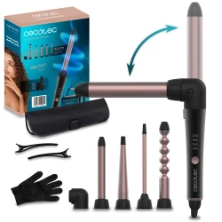 Cecotec SurfCare MultiWaves – Multi-head Hair Curler (5 Interchangeable Heads) with Ceramic Coating