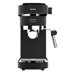 Cecotec Cafelizzia 790 Black Espresso Coffee Machine — 20-Bar Pump, Thermoblock System, Steam Wand, 1350W, Compact & Elegant Design