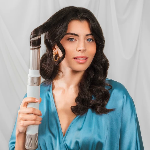 جهاز تصفيف الشعر متعدد الاستخدامات Cecotec CeramicCare 14 في 1 AirGlam Champagne، مزود بتقنية كواندا، ومحرك رقمي بدون فرش بقوة 1400 واط وسرعة 110000 دورة في الدقيقة، وطلاء سيراميك وكيراتين، و3 سرعات، و3 إعدادات للحرارة - سيكوتك - Image 10