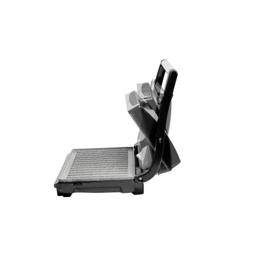 Cecotec Rock’N Grill 700W Electric Contact Grill — 700W Power, RockStone Non-Stick Eco Coating, 23 × 14.5 cm Cooking Surface, Floating Adjustable Top Plate, Light Indicator, Cool-Touch Handle, and Upright Storage with Closing Clamp - Cecotec - Image 5