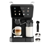 ماكينة قهوة إسبريسو سيكوتيك Power Espresso Touch ColdBrew Latte – 1350 واط، ضغط 20 بار، شاشة لمس، تقنية ColdBrew، خزان حليب ومخرج قهوة مزدوج - سيكوتك