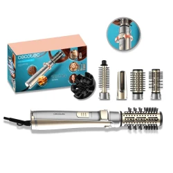 Cecotec CeramicCare 5-in-1 AirBrush Gyro Elite Rotating Hot Air Brush 1100W, Ionic Function, Ceramic Coating, Dual Rotation, 5 Attachments (Dryer, Diffuser, 20/40/50 mm Brushes), 3 Heat and Speed Settings