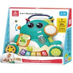 Hola Toys Dinosaur 2-in-1 Musical Piano Toy for Babies 0-1 Years