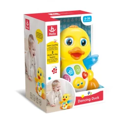 HOLA BABY TOYS 808 Dancing Duck Musical Toy for Toddlers, Yellow