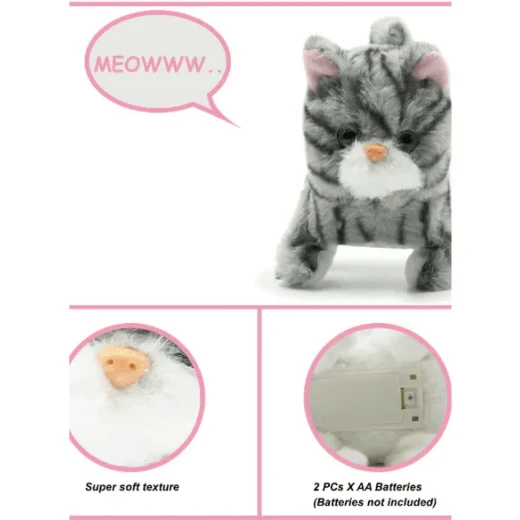 Pugs at Play – Walking Cat Zoe 6.5” (3+ Years) - Pugs at play toys - Image 2