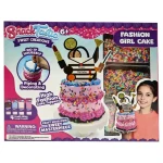 Snack Tastic Fabulous Fashion Cake toy, creative set to build stylish colorful cake design, enhances creativity and motor skills, suitable for ages 5+ - Snack tastic