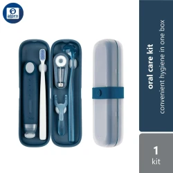 Flormar Mono Summer Gelato Oral Care Kit, toothbrush and toothpaste for deep cleaning, plaque removal, gum protection, long lasting fresh breath, suitable for all ages