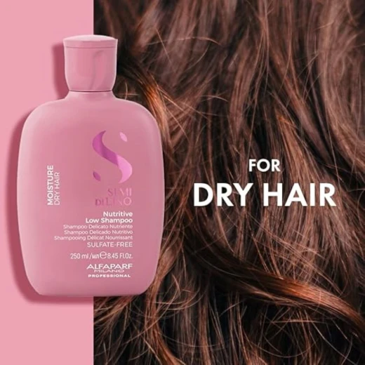 Alfaparf Milano Semi Di Lino Moisture Nutritive Sulfate Free Shampoo for Dry Hair, 250 Ml - Alfaparf milano - Image 6