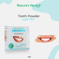Nature's Heart Smokers Toothpowder, 45 g