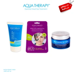 Aqua Therapy Dead Sea Facial Care Set – Brightening Mask, Scrub & Day Cream for Radiant, Youthful Skin
