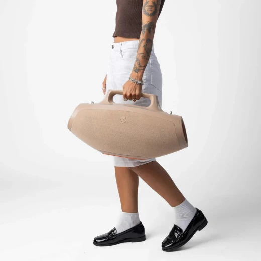 سماعة بلوتوث سكول كاندي باريل، برايمر، محمولة، صوت قوي، جهير عميق، تصميم أسطواني مدمج، عمر بطارية طويل للمنزل والسفر - سكالكاندي - Image 2