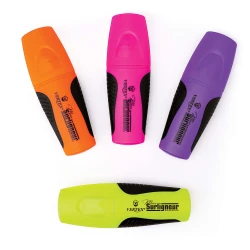 VERTEX Mini Highlighters – 4 Colors (4 Pcs), Bright Ink and Compact Design