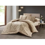 Oxford home grace flannel comforter set king size 6 pcs - Oxford