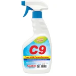 C9 مزيل دهون شامل 950 مل منظف قوي متعدد الاستخدامات لإزالة الدهون العنيدة في المطبخ، السيارات، والأسطح الخارجية من مينا - مينا