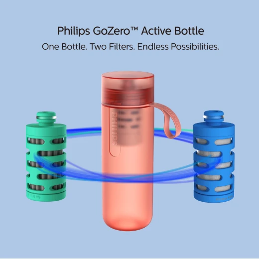 Philips Water GoZero Fitness Hydration Bottle - 1 Filter Included AWP2712RDR/24 - Philips - Image 12