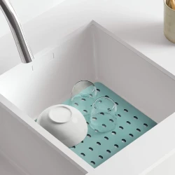 Rayen 2329.11 Sink-Mat Protects the Sink With Drainage Hole