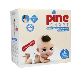Pine Diapers Smart 2 / 5-8 kg,Pack of 24 The First Smart Diaper