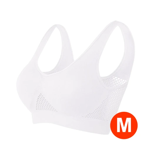 Wireless breathable mesh fitness / yoga / workout / Zumba bra – Size M Wireless breathable mesh fitness / yoga / workout / Zumba bra – Size M