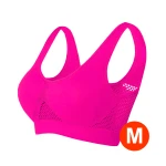 Wireless breathable mesh fitness / yoga / workout / Zumba bra – Size M - Seathany