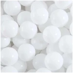 50 pcs Soft white plastic balls - BABYDO