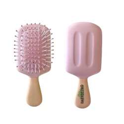 Babyccino, Icecream Mini Hair Brush, Pink, Mini