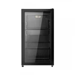 Samix SNK-BC-89 Beverage Cooler 88L Capacity Black, Glass Door, LED Light, Fan Cooling System, Adjustable Legs, Lockable Door 12-Month Warranty - Samix